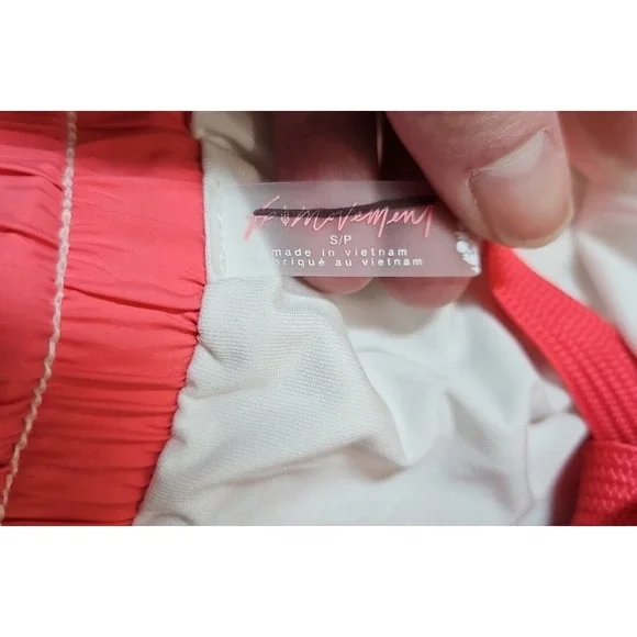 Free People Movement Womens Striped Pull On Athletic Shorts Size Small NWOT - Picture 3 of 10